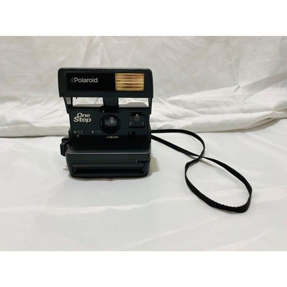 Vintage Polaroid 600 Film Onestep Closeup Instant Autofocus Camera Black - Picture 2 of 9